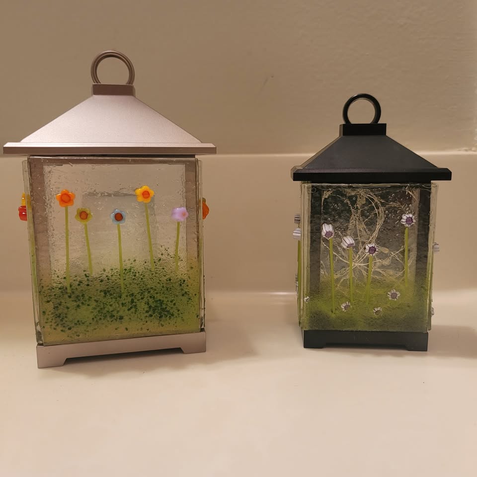 Fused Glass Lantern Night Light Class 4/11