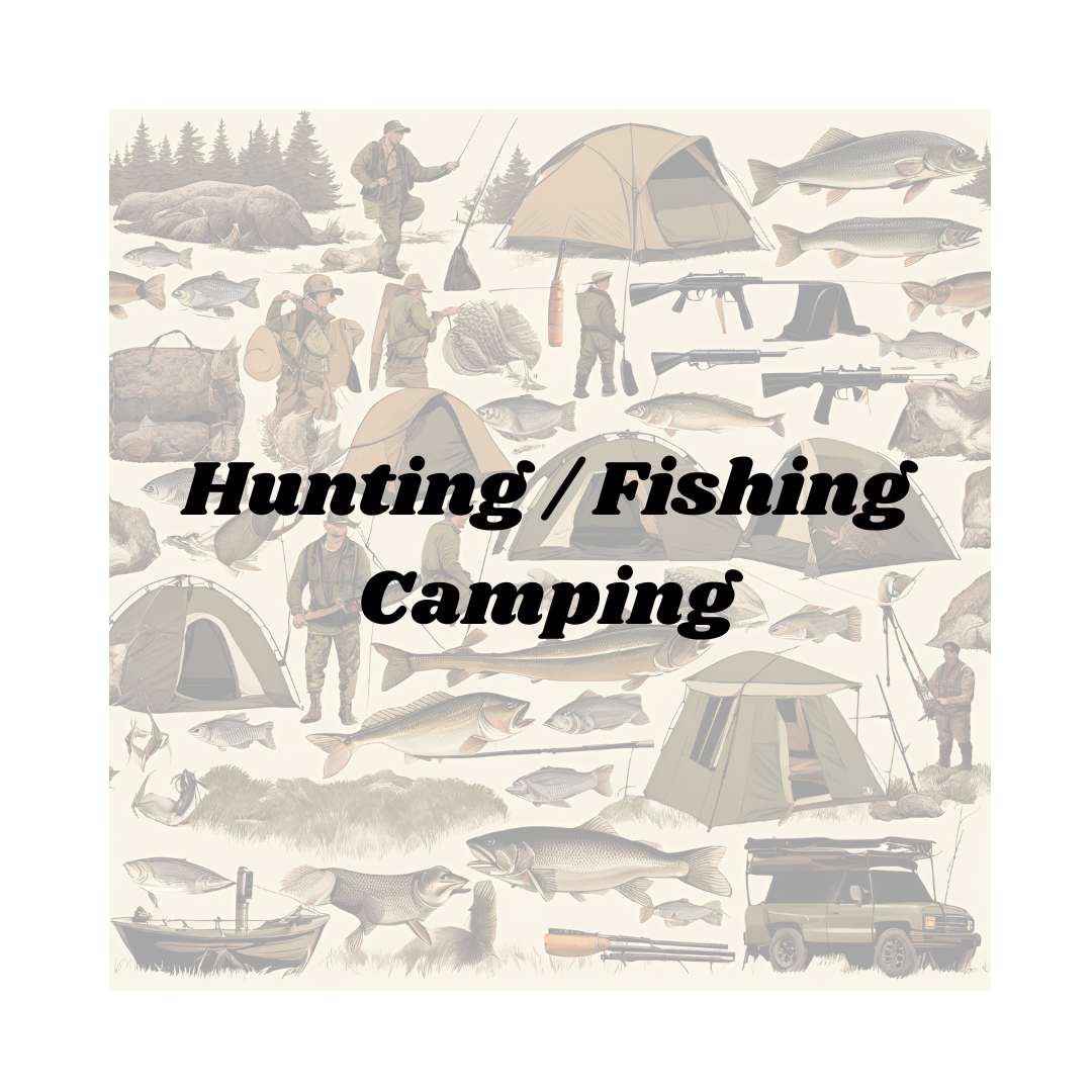 Hunting/Fishing/Camping Designs DTF