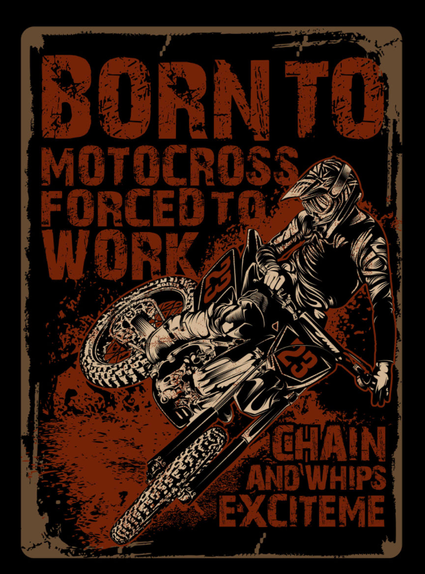 Born to Motocross DTF Print