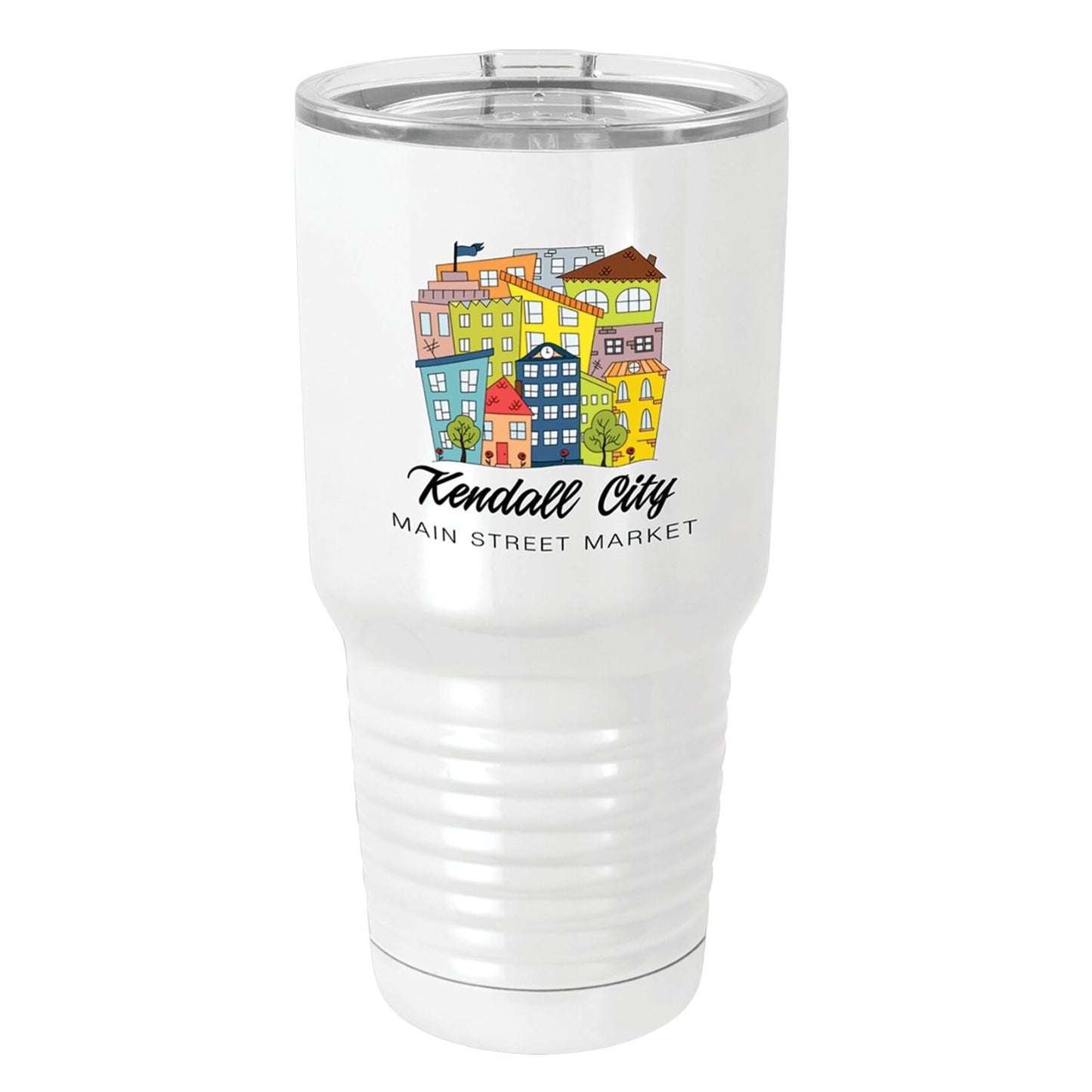 Full color travel tumbler