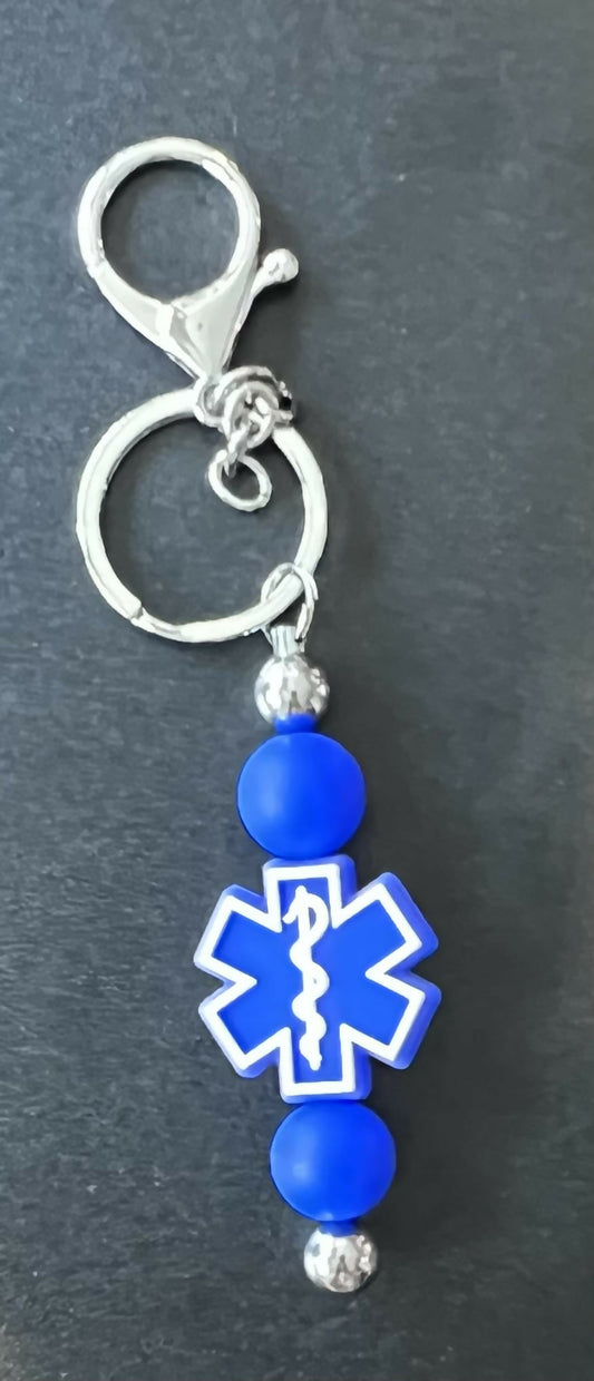 Star of Life EMS Keychain