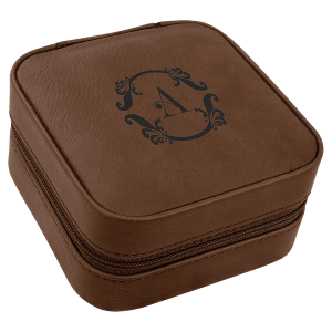 Leatherette Small Travel Jewelry Box