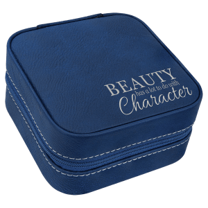 Leatherette Small Travel Jewelry Box