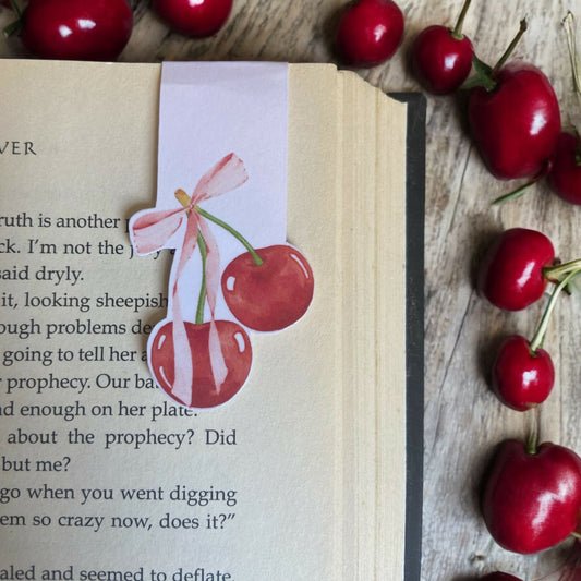 Cherry Magnetic Bookmark