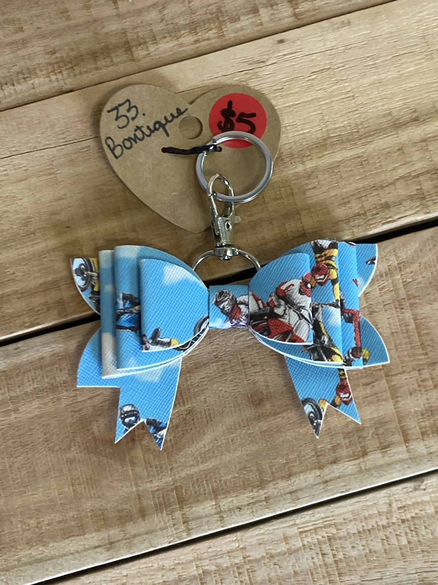 Racing Bow Keychain