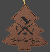 Load image into Gallery viewer, Leatherette Tree Ornament - available in 9 colors
