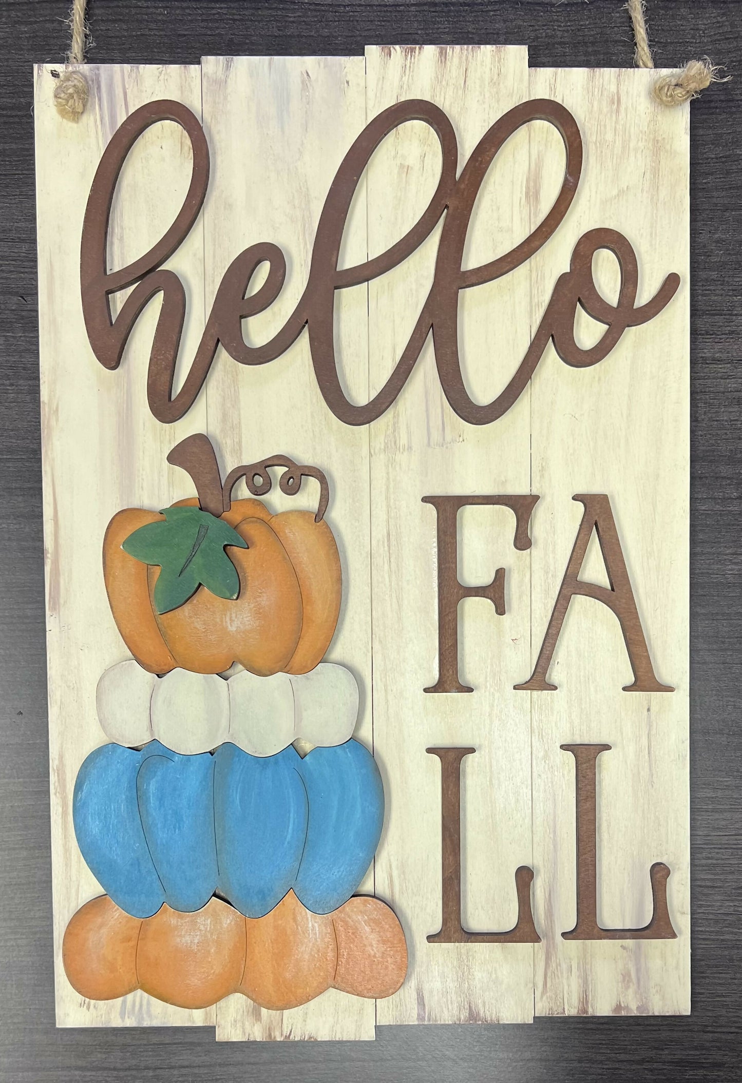 Hello Fall Tall Door Hanger