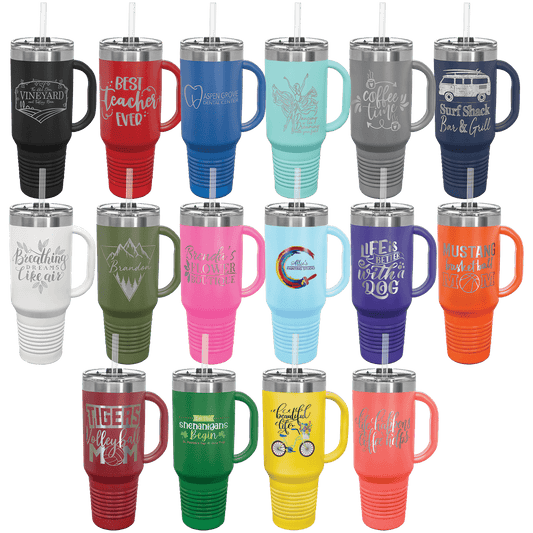 40oz Polar Camel Travel Mug with handle