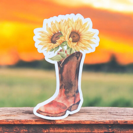 Cowboy Boot Sticker