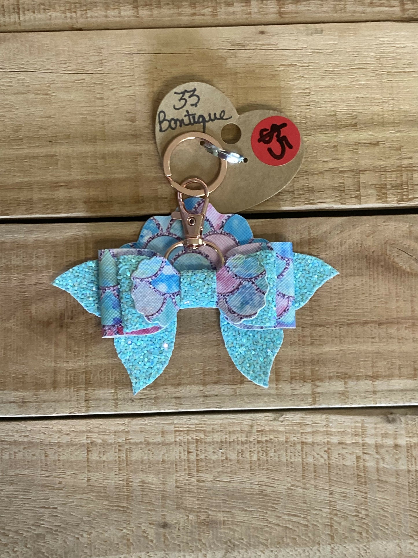 Mermaid Bow Keychain