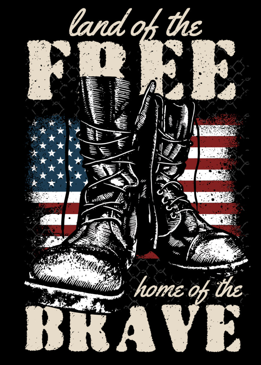 Home of the Brave  DTF print