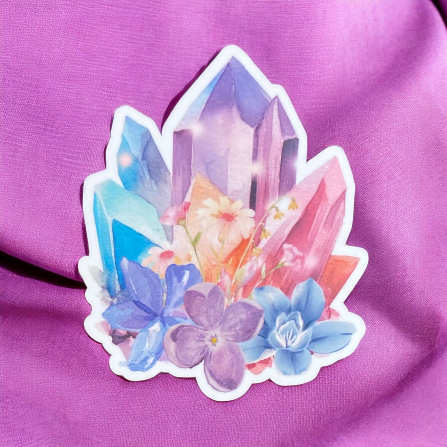 Crystal Flower Sticker