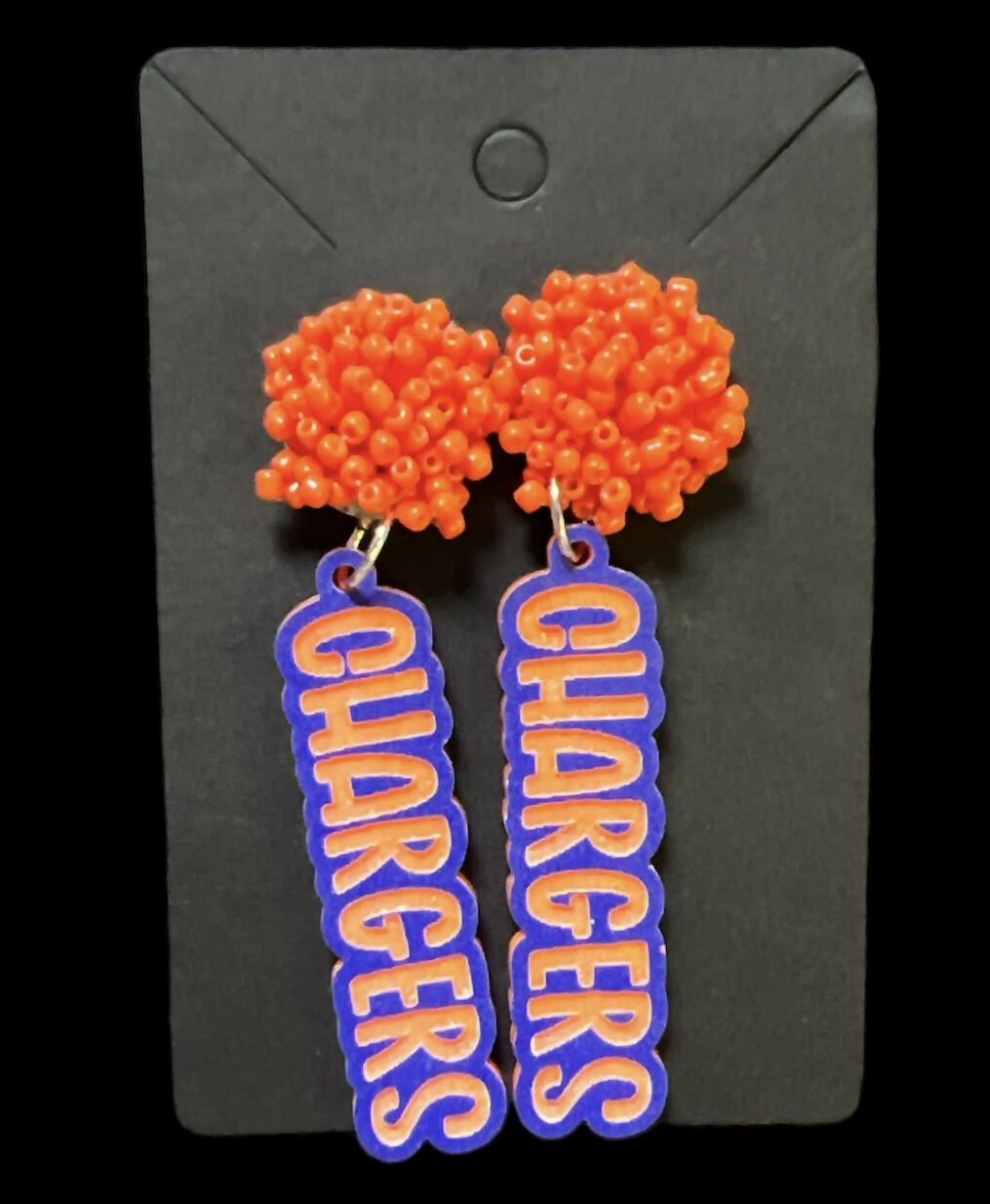 Chargers Earrings - 3 different versions