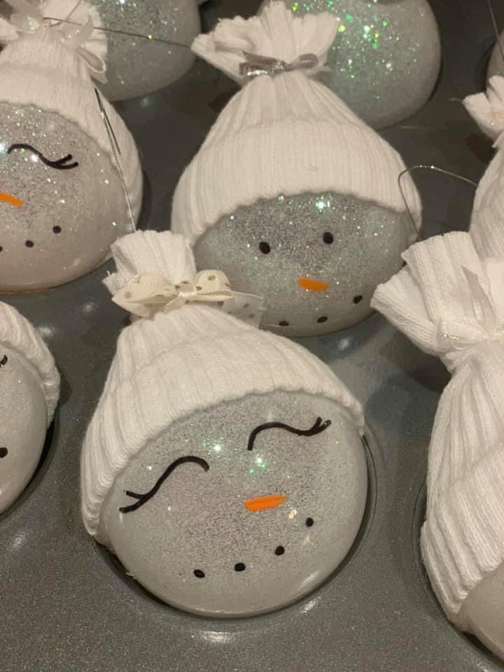 DIY Snowman Ornament -Dec 17th