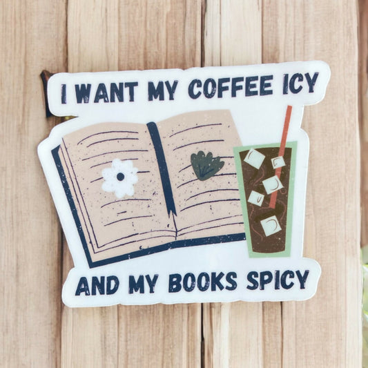 icy Spicy Book Sticker