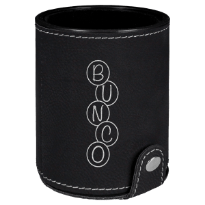 Leatherette Dice Cup with 5 Dice