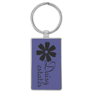 Leatherette Keychains - Engraved with your design or logo