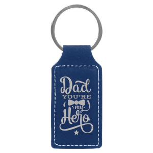 Leatherette Keychains - Engraved with your design or logo