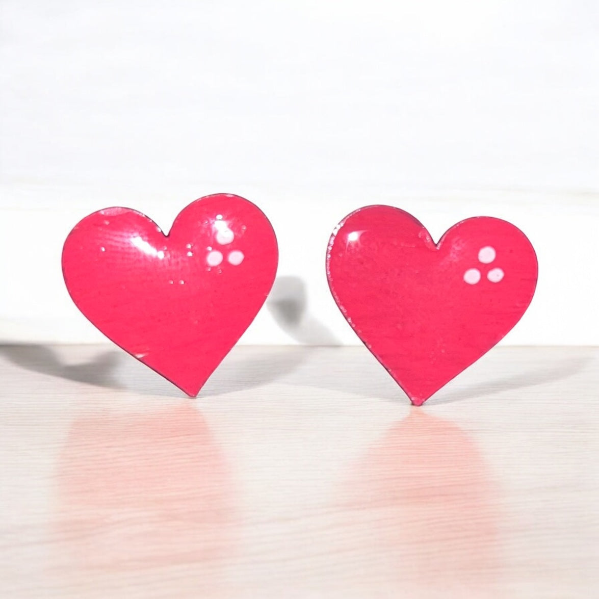 Earrings - Heart Studs