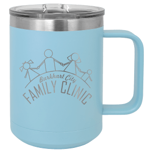 Polar Camel 15oz travel mug with slider lid