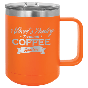 Polar Camel 15oz travel mug with slider lid