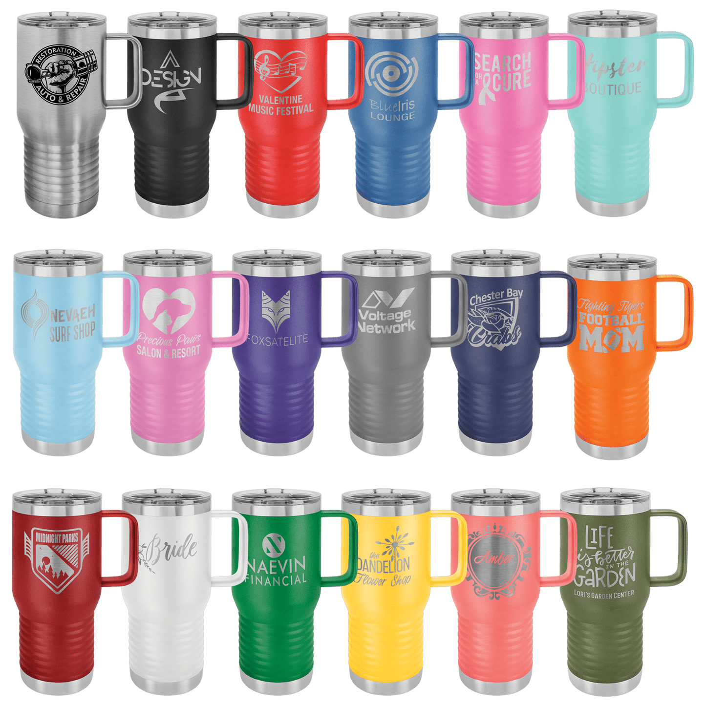 20oz Polar Camel Travel Tumbler w/handle - Your Design