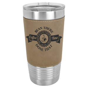 20oz Leatherette Tumbler