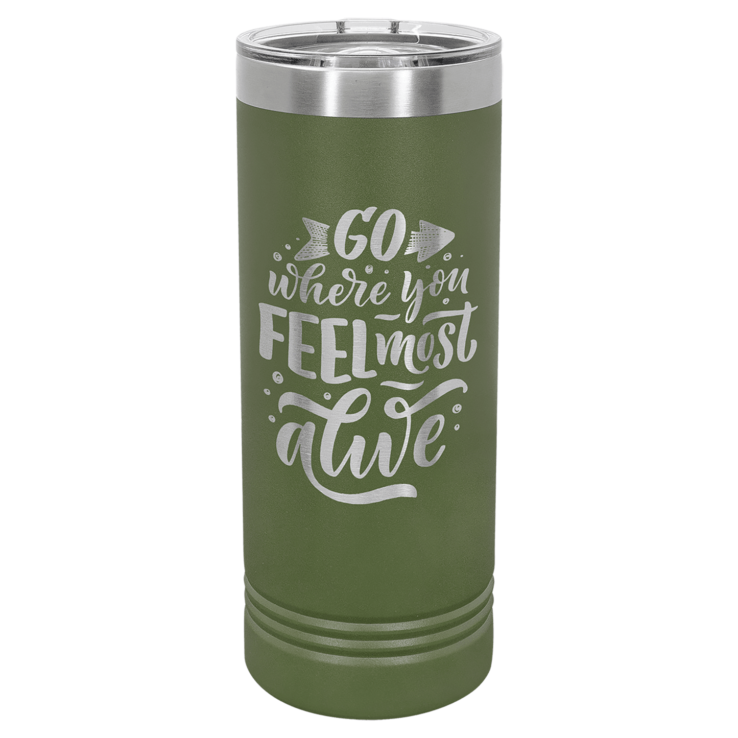 22oz Polar Camel Skinny Tumbler w/ slider lid