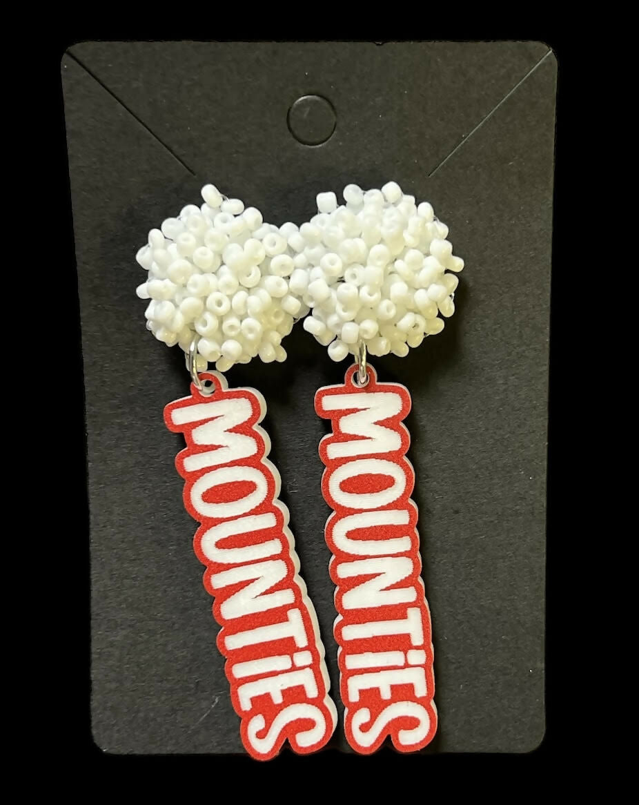 Mountie Earrings - 3 different versions