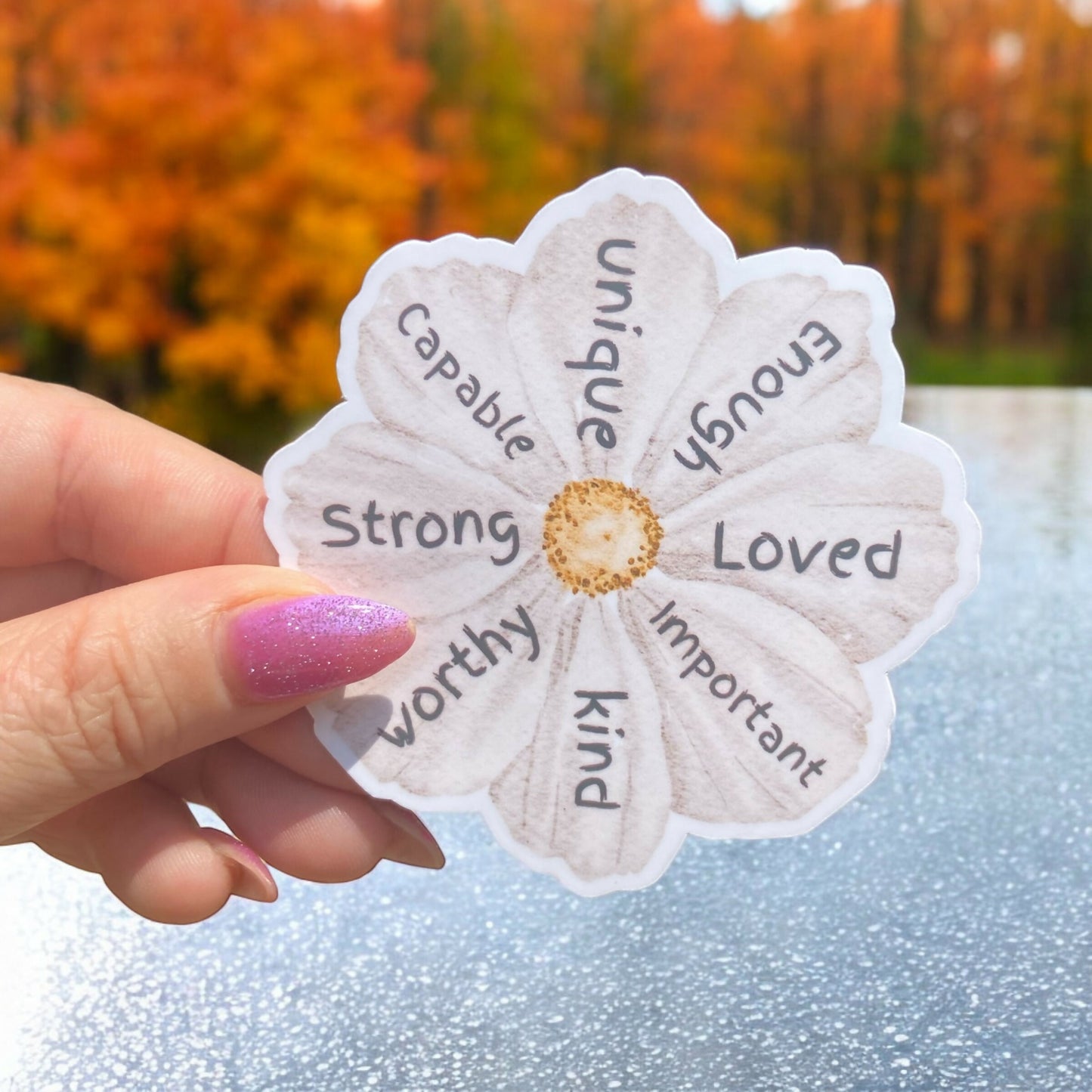 Inspire Flower Sticker