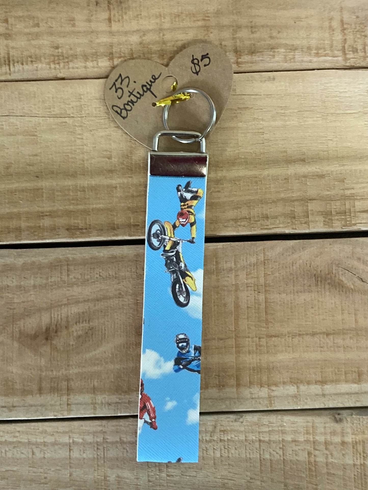 Racing Keychain Wristlet