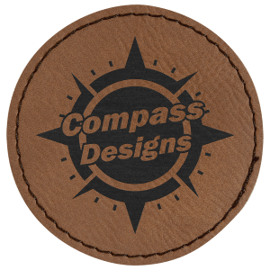 Leatherette Patches 3 1/2 x 2 1/2  standard size for hats, clothing, and more! Hex, rectangle, square, circle, and oval design.