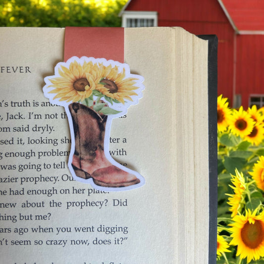 Cowboy Boot Magnetic Bookmark