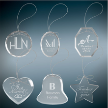 Load image into Gallery viewer, Glass Ornament - 6 Designs Available

