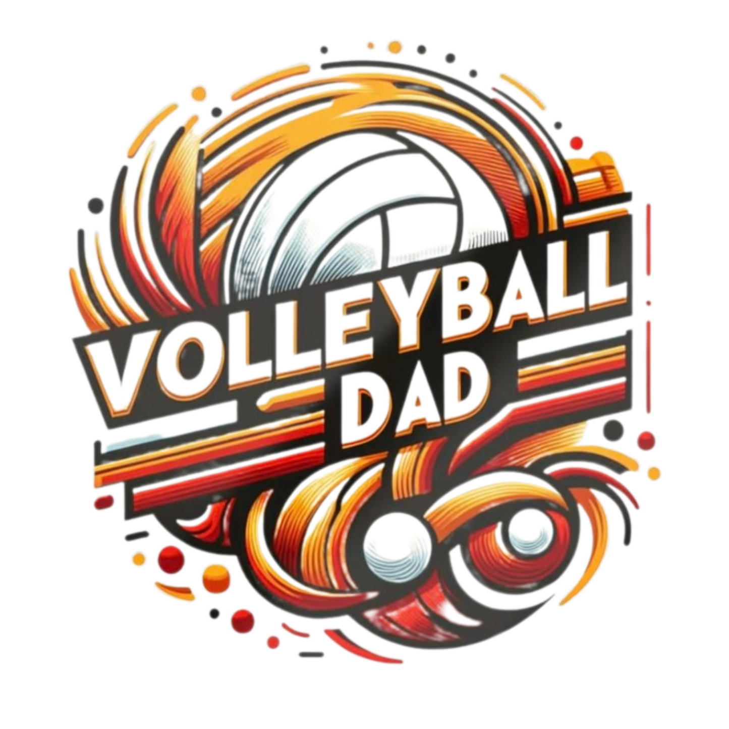 Volleyball Dad DTF