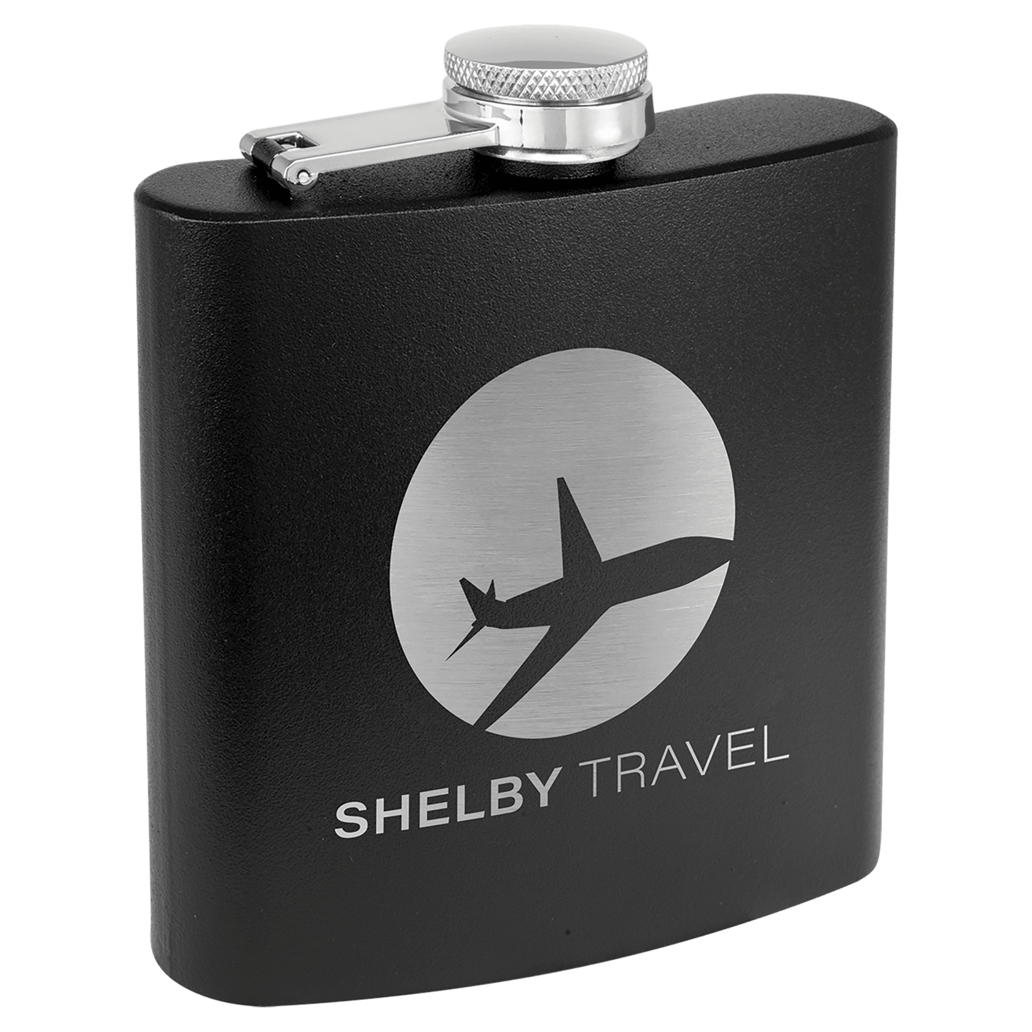 6 oz. Powder Coated Stainless Steel Flask