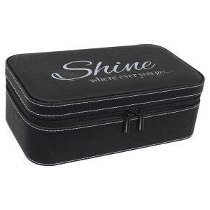 Leatherette Large Travel Jewelry Box