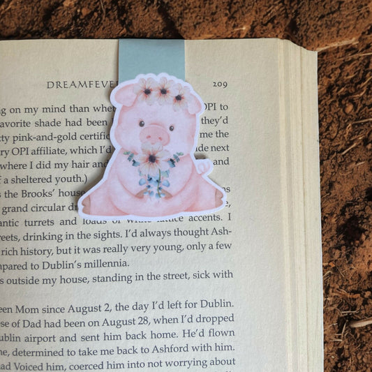 Pig Magnetic Bookmark