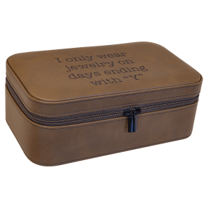 Leatherette Large Travel Jewelry Box