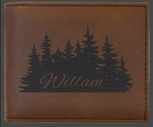 Load image into Gallery viewer, Leatherette Bi-Fold Wallet w/Flip ID Display
