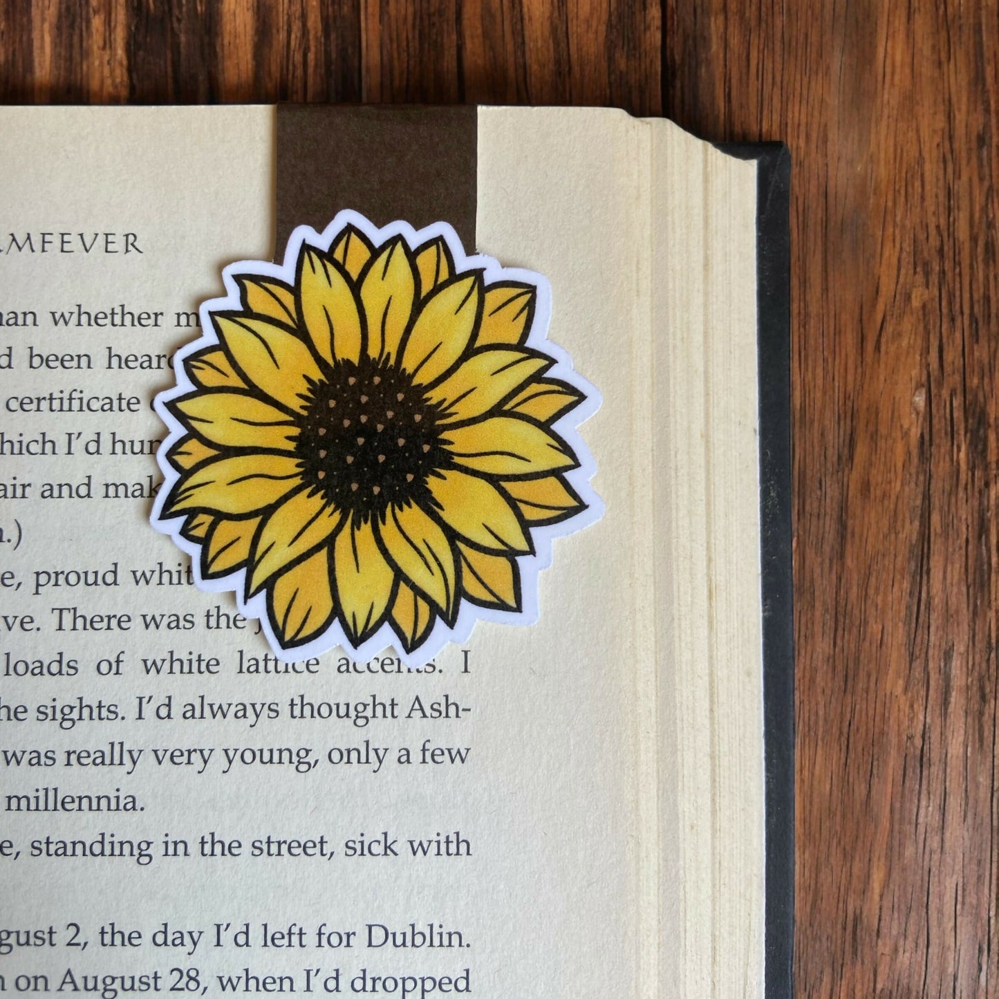 Sunflower 1 Magnetic Bookmark