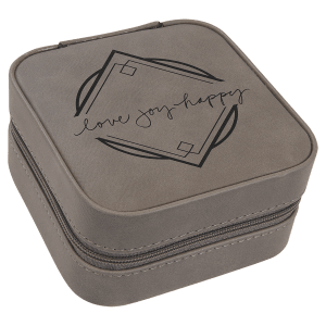 Leatherette Small Travel Jewelry Box