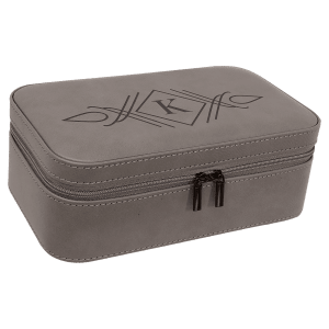 Leatherette Large Travel Jewelry Box