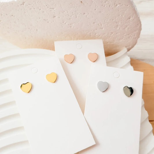 Heart Stud Earrings