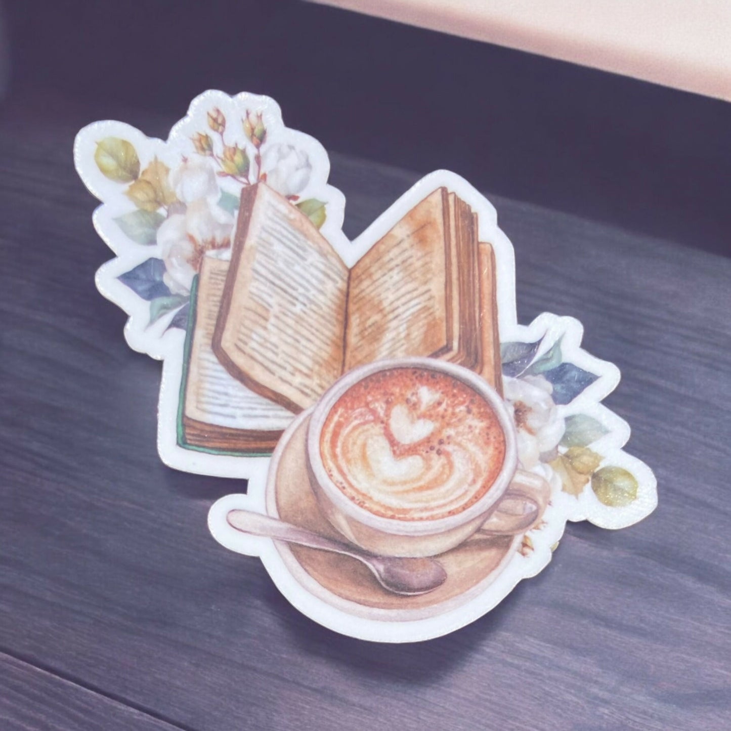 Latte Book Sticker