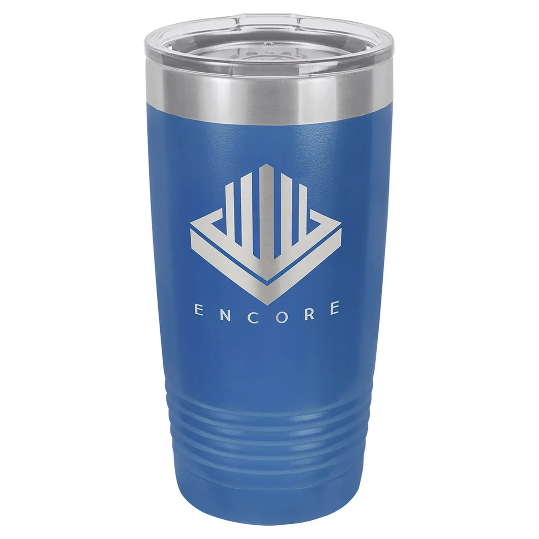 Fueled by crystals and coffee 20oz Polar Camel Tumbler