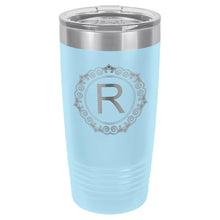 Load image into Gallery viewer, Fueled by crystals and coffee 20oz Polar Camel Tumbler
