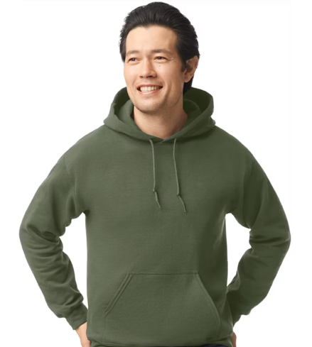 Adult Hoodie - Military Green