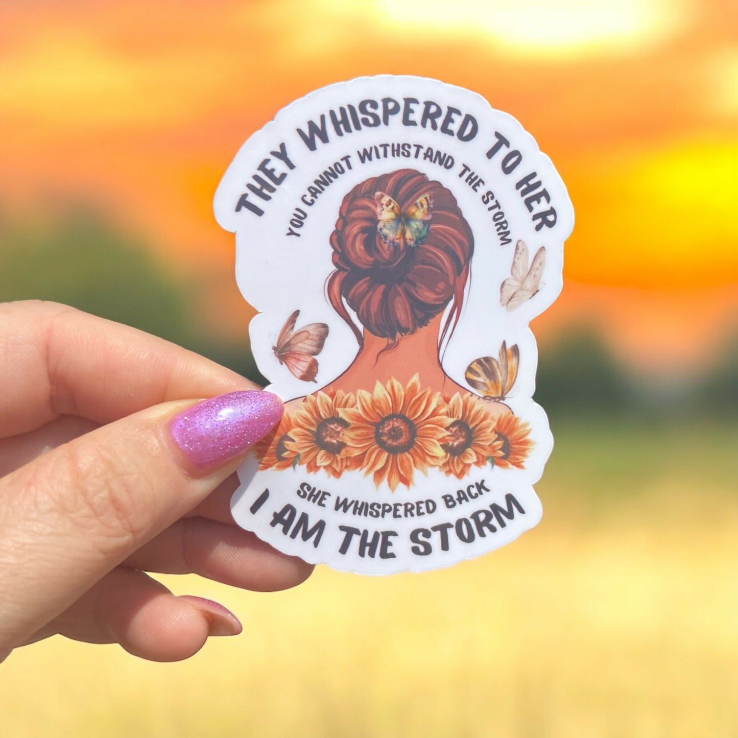 I am the Storm Sticker