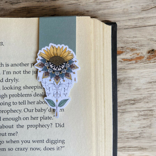 Sunflower Chandelier Magnetic Bookmark